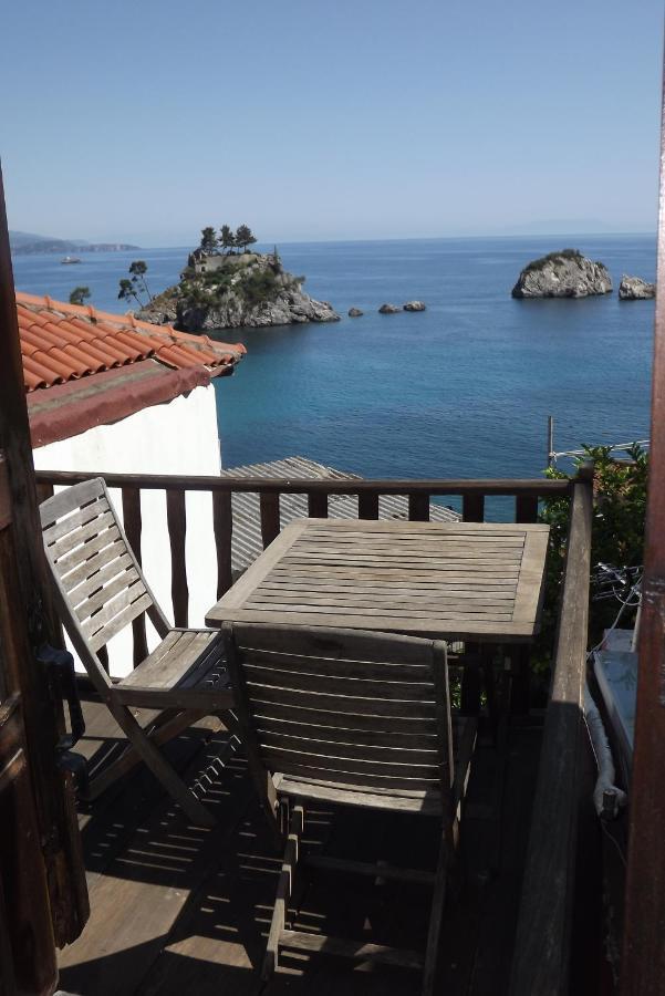 Blaue Welle Haus Lejlighed Parga Eksteriør billede